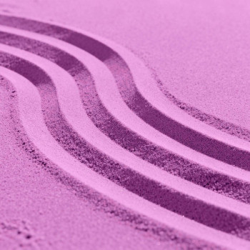 Feiner fuchsiafarbener Sand für Bastel- und Sandzeremonie.