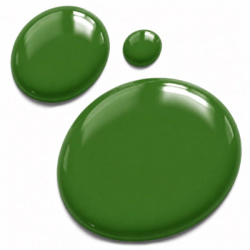 Grasgrünes Flüssigpigment für handgemachte Ölseife.