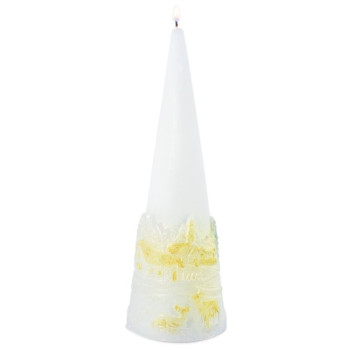 Silikonformkerze Weihnachtslandschaft, um Kerzen zu machen.