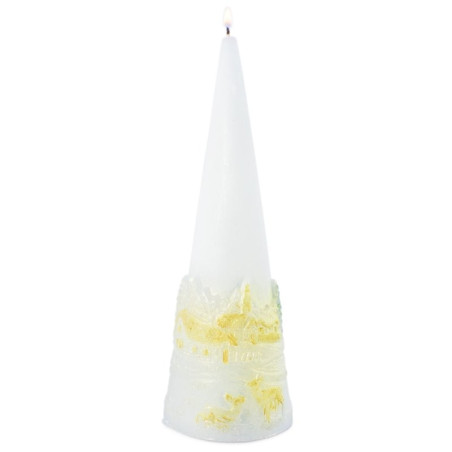 Silikonformkerze Weihnachtslandschaft, um Kerzen zu machen.