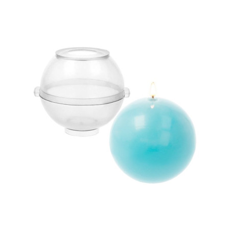 6 cm transparente Form für runde Kerzen. Online-Verkauf.
