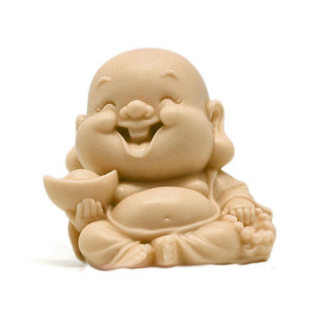 Großköpfigen lächelnden Kinder-Buddha Form zur Herstellung von Seifen.