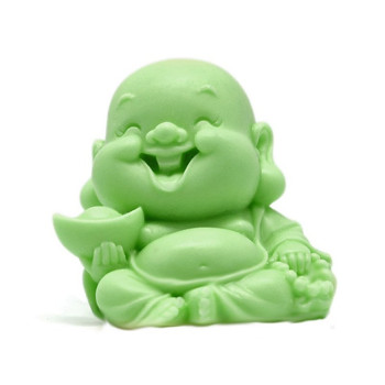 Großköpfigen lächelnden Kinder-Buddha Form zur Herstellung von Seifen.