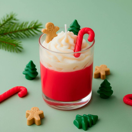 Weihnachtsform für Wachsschmelzen und Toppings. Toller Abend