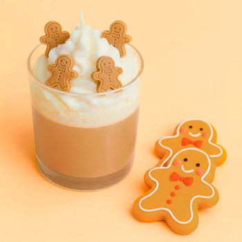 Weihnachtsform für Wachsschmelzen und Toppings. Toller Abend