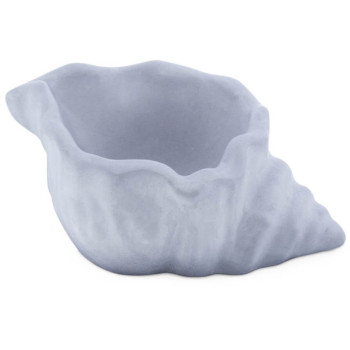 Silikonform in Muschelform zur Herstellung von Massagekerzenbehältern.