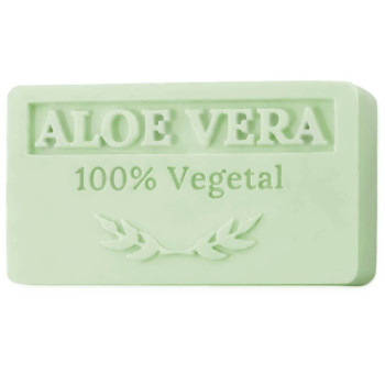Molde aloe vera 100% vegetal para sabonetes e cosméticos sólidos.