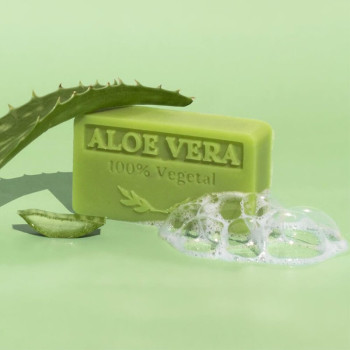 Molde aloe vera 100% vegetal para sabonetes e cosméticos sólidos.