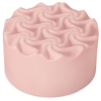 Molde de silicone redondo mousse para sabonetes e cosméticos sólidos.