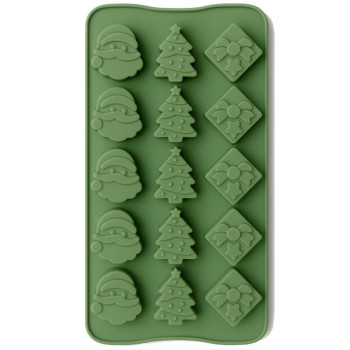 Silikonform 15 Weihnachtsfiguren. Online-Verkauf