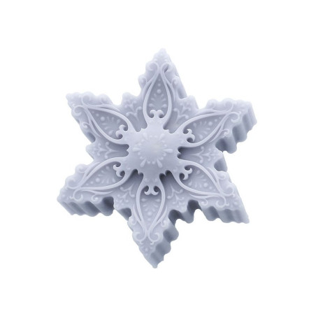 Schneeflocken Form zum Weihnachtlichen Basteln.