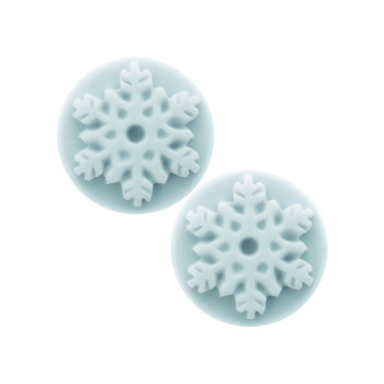 Weihnachtsform 2 Schneeflocken zur Herstellung von Seifen.