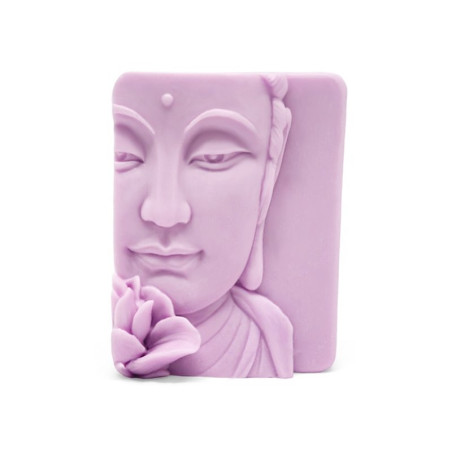 Buddha-Gesicht mit Lotosblüte Form zur Herstellung von Seifen und Kunsthandwerk.