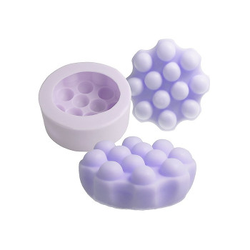 Packung mit 1 0 2 Massagegeräteformen zur Herstellung von Glycerinseife.