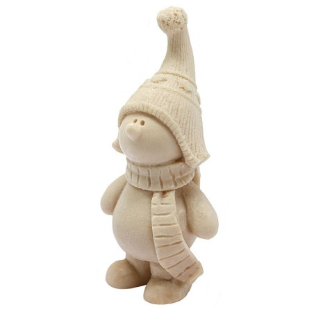 Puppe mit Hut Weihnachtsform zur Herstellung von Seifen.
