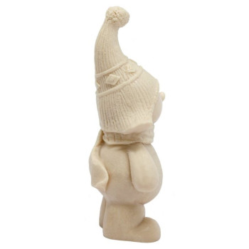 Puppe mit Hut Weihnachtsform zur Herstellung von Seifen.