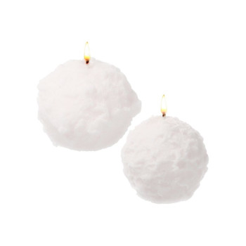 Schneeballkerzenform zum Herstellung von DIY Kerzen.
