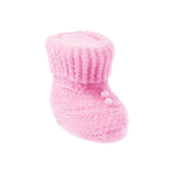 Form von Wollstiefeletten zum Basteln und zur herstellung von Kerzen und Seifen.