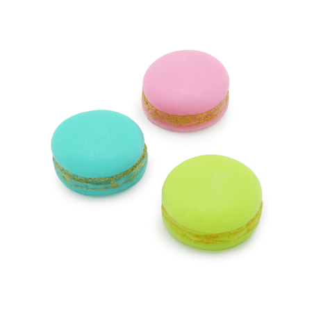 9 Mini-Macarons Form zum Basteln.