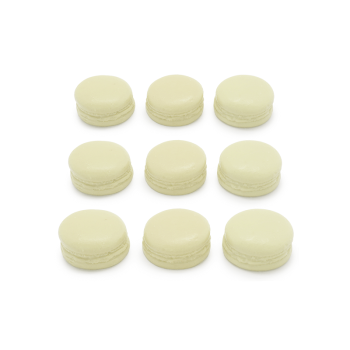 9 Mini-Macarons Form zum Basteln.