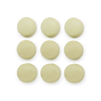 9 Mini-Macarons Form zum Basteln.