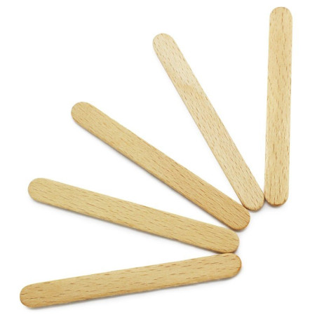 Holzstäbchen vom Typ Polo zum Basteln.