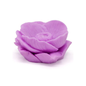 Formen, um aromatische Seifen herzustellen 4 orientalische Mohnblumen.