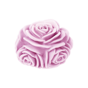 Rosa Rosen Form zur Herstellung von Seifen.