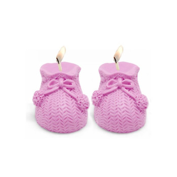 Babyschalenform zur Herstellung von Kerzen.