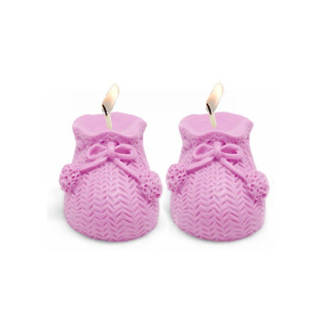 Babyschalenform zur Herstellung von Kerzen.