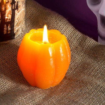 Halloween-Kürbis-Kerzen Bastelset – DIY-Kerzen für Halloween