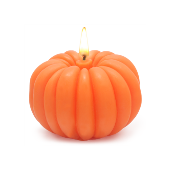 Herbstkürbis Form zur Herstellung von Kerzen.