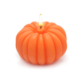 Herbstkürbis Form zur Herstellung von Kerzen.