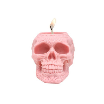 Esoterischer Totenkopf Form zur Herstellung von Kerzen.