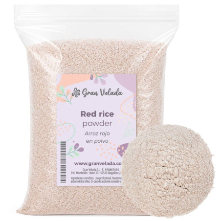 Arroz rojo en polvo para cosmética casera | Gran Velada