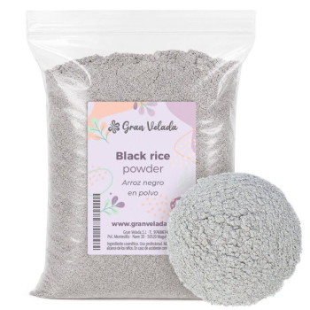 Arroz negro en polvo para cosmética casera | Gran Velada