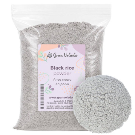 Arroz negro en polvo para cosmética casera | Gran Velada