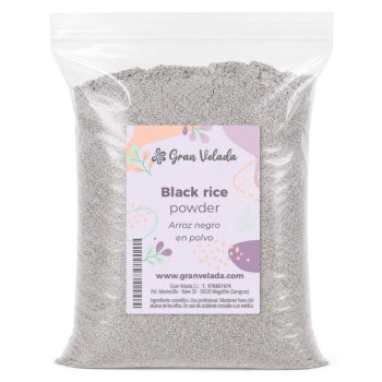 Arroz negro en polvo para cosmética casera | Gran Velada
