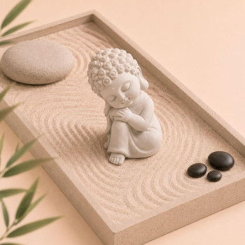 Molde de silicona para velas buda meditando | Gran Velada