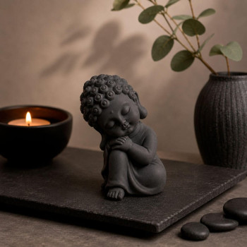 Molde de silicona para velas buda meditando | Gran Velada