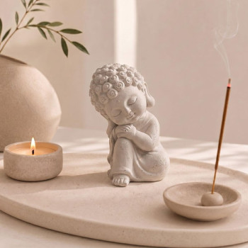 Molde de silicona para velas buda meditando | Gran Velada