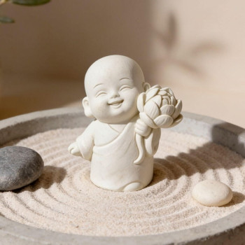 Molde de silicona para velas buda con flor de loto | Gran Velada