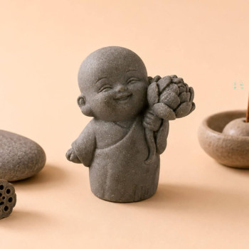 Molde de silicona para velas buda con flor de loto | Gran Velada