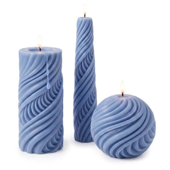 Molde de silicona para velas espiral | Gran Velada