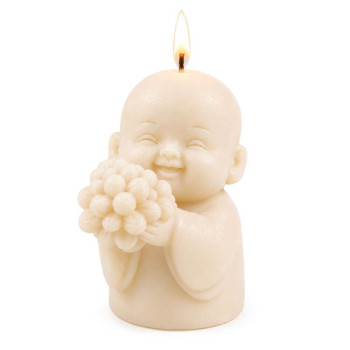 Molde de silicona para velas buda con ramo de flores | Gran Velada