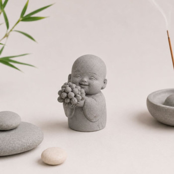 Molde de silicona para velas buda con ramo de flores | Gran Velada