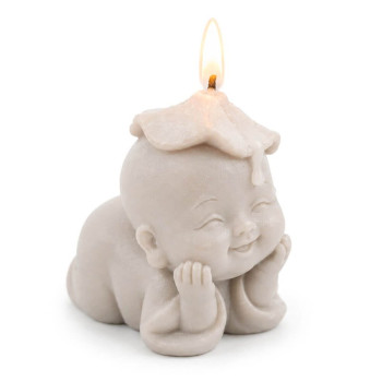 Molde de silicona para velas buda con sombrero de loto | Gran Velada