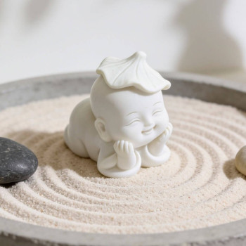 Molde de silicona para velas buda con sombrero de loto | Gran Velada
