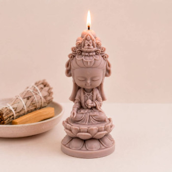 Molde de silicona para velas buda Guanyin | Gran Velada