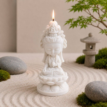 Molde de silicona para velas buda Guanyin | Gran Velada